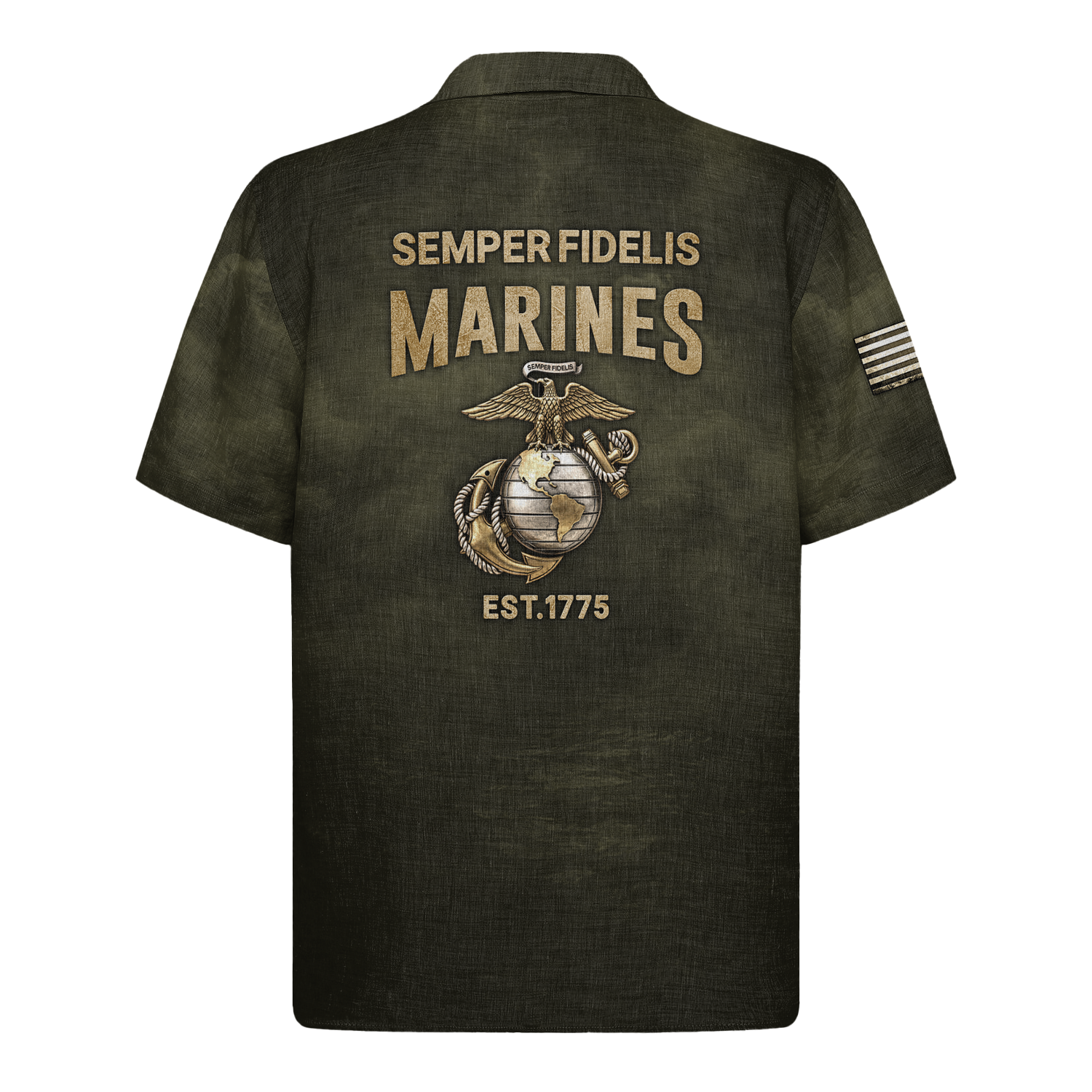 Us Marines Hawaiian Shirt - Image 2