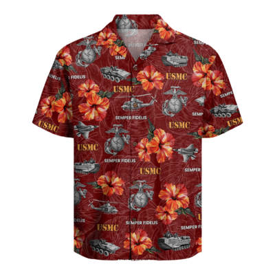 Us Marines Hawaiian Shirt