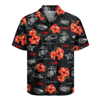 Us Marines Hawaiian Shirt