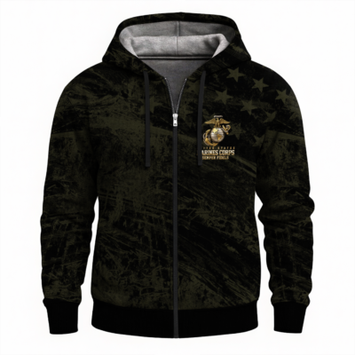 US Marine Full Zip Hoodie