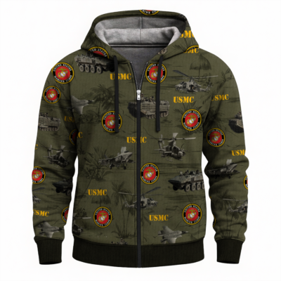 US Marine Full Zip Hoodie