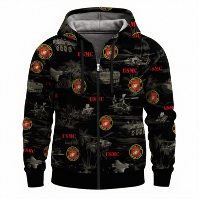 US Marine Full Zip Hoodie